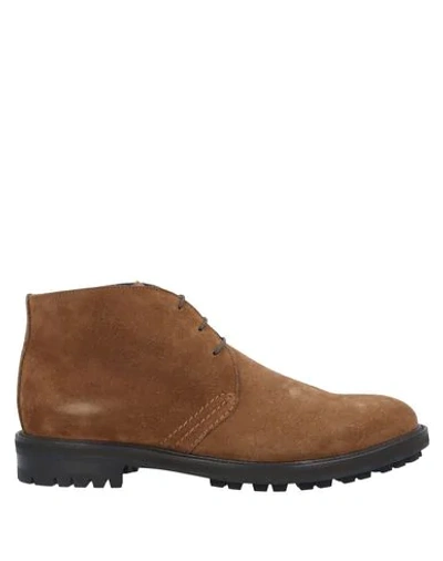 Tagliatore Ankle Boots In Brown