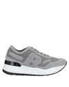 RUCO LINE RUCOLINE MAN SNEAKERS GREY SIZE 9 SOFT LEATHER, TEXTILE FIBERS,11932315NE 9