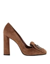 Le Silla Loafers In Brown