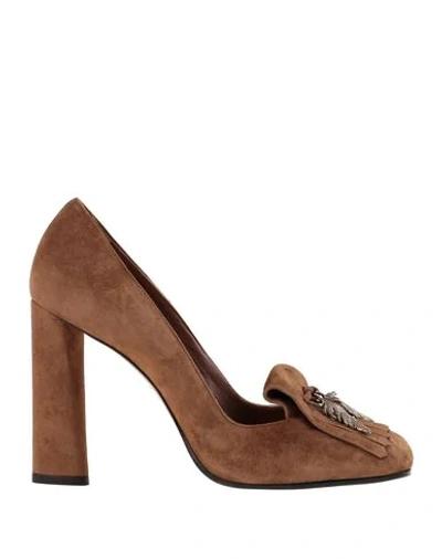 Le Silla Loafers In Brown