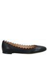 Chloé Ballet Flats In Black