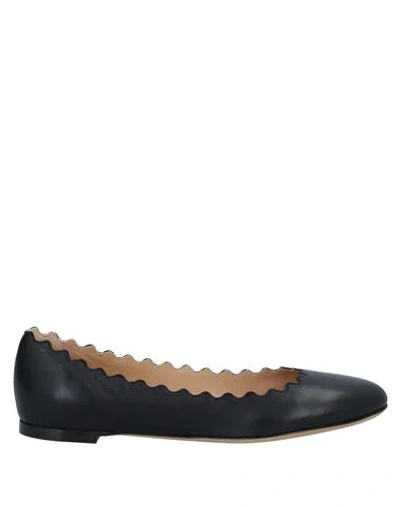 Chloé Ballet Flats In Black