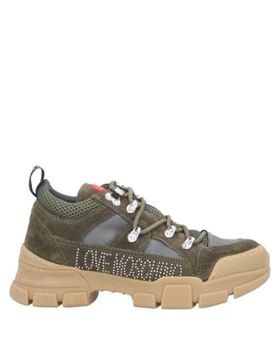 Love Moschino Sneakers In Green