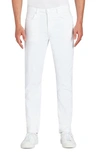 Monfrere Greyson Stretch Distressed Skinny Jeans In White