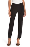 Nic + Zoe Lead The Way Ponte Knit Ankle Pants In Black Onyx