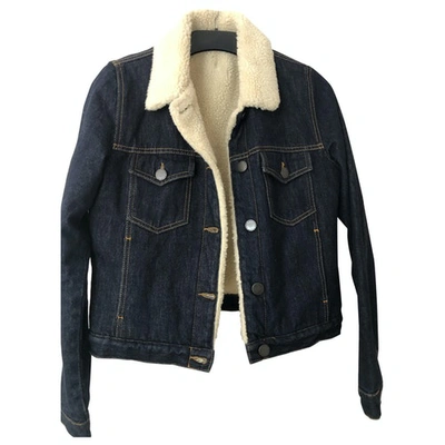 Pre-owned Maje Blue Denim - Jeans Jacket