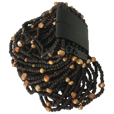 Pre-owned Monies Brown Pearls Bracelet
