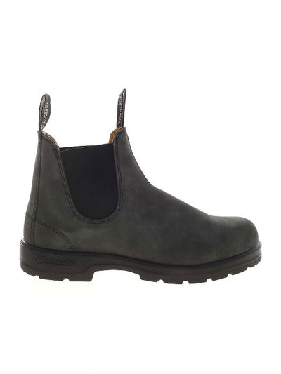 Blundstone Chelsea Grey Ankle Boots With Stretch Inserts