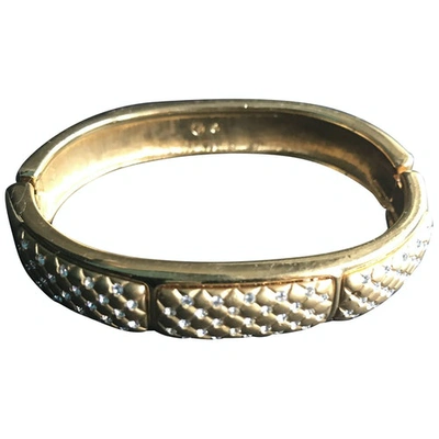 Pre-owned Swarovski Gold Metal Bracelet