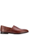 AJMONE POLISHED SLIP-ON LOAFERS