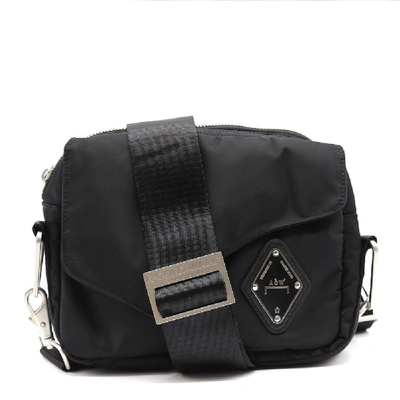 A-cold-wall* Black Shoulder Bag In Nylon With Logo In Blak