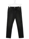 KARL LAGERFELD LOGO STRIP JEANS