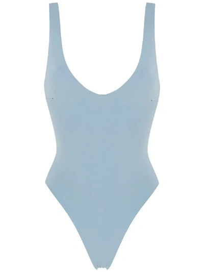 Haight Open Back Swimsuit In Blue
