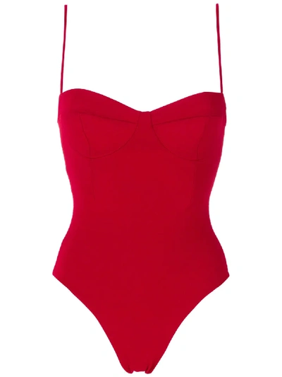 Haight Balconette Swimsuit In Red
