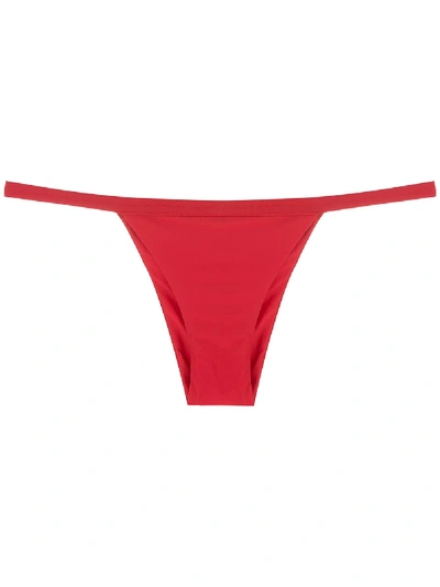 Haight Thin Sides Bikini Bottom In Red