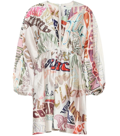 Zimmermann Ladybeetle Word-print Mini Dress