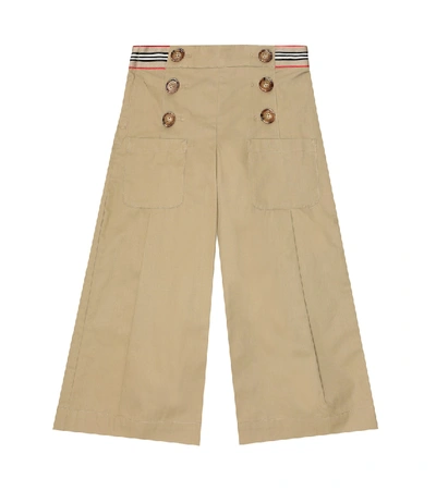 Burberry Kids' Little Girl's & Girl's Icon Stripe Trousers In Beige