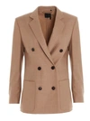 AGNONA AGNONA WOMEN'S BEIGE JACKET,TX0001XU1075269 40