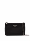 PRADA PRADA WOMEN'S BLACK SHOULDER BAG,1BP044OO12CKIF0002 UNI