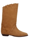 ISABEL MARANT ISABEL MARANT WOMEN'S BROWN SUEDE ANKLE BOOTS,BO049520E003S23NL 36
