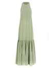 TIBI TIBI WOMEN'S GREEN DRESS,R119SI1349PISTA 4