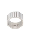 IVI OCTAGON RIBBED RING
