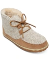 Minnetonka Torrey Faux Fur Lined Slipper Bootie In Cinnamon (wide)