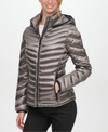 CALVIN KLEIN SHINE HOODED PACKABLE DOWN PUFFER COAT, CREATED FOR MACY'S