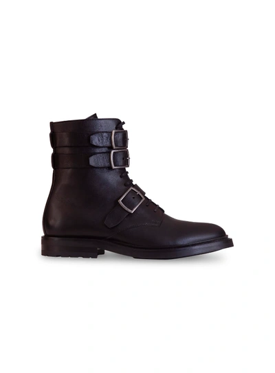 Saint Laurent Army Ankle Boots In Nero