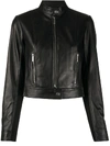 MICHAEL MICHAEL KORS ZIP-UP BIKER JACKET