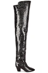 SAINT LAURENT SUN OVER THE KNEE BOOTS,SLAU-WZ647