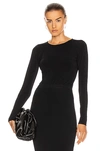 Wardrobe.nyc Bodysuit In Black