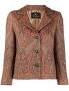 ETRO FITTED PAISLEY BLAZER