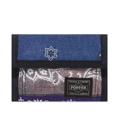 Neighborhood X Porter Wallet In Blue