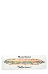 Moschino Sandwich Logo-print Clutch Bag In Multi