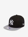 NEW ERA NEW ERA BOYS BLACK/GREY/WHITE KIDS NEW YORK YANKEES 9FIFTY BASEBALL CAP,66004738