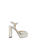 SERGIO ROSSI SERGIO ROSSI WOMEN'S SILVER SANDALS,A81800MVL018102 37