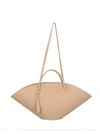 JIL SANDER JIL SANDER WOMEN'S BEIGE TOTE,JSPQ850309WQB69129V266 UNI