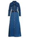 DIESEL DIESEL WOMEN'S BLUE DRESS,A00174009HR01 S