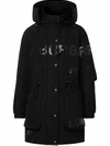 BURBERRY BURBERRY WOMEN'S BLACK POLYESTER OUTERWEAR JACKET,8029469 4