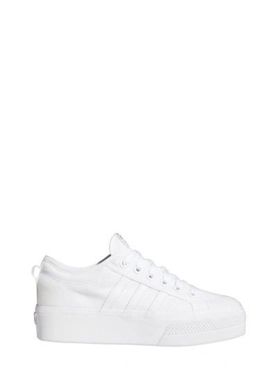Adidas Originals Adidas Women's White Leather Sneakers