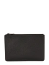Maison Margiela Men's Black Leather Pouch In Black
