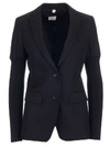 BURBERRY BURBERRY WOMEN'S BLACK WOOL BLAZER,8029957 10