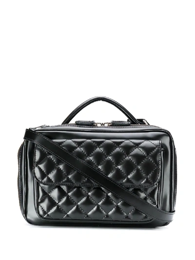 Junya Watanabe Synthetic Leather Shoulder Bag In Black