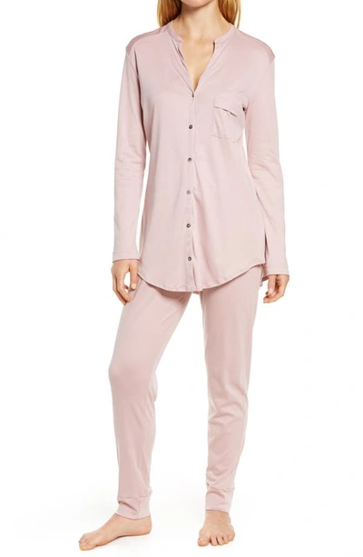 Hanro Women's Pure Essence Pajamas In Peony