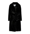 STAND STUDIO FAUSTINE FAUX FUR BELTED COAT,15793208