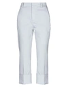 DONDUP DONDUP WOMAN PANTS LIGHT GREY SIZE 4 COTTON, ELASTANE,13329921KH 3