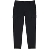 LES DEUX COMO DARK NAVY WOVEN CARGO TROUSERS,3897180