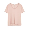 RAG & BONE RAG & BONE GAIA LIGHT PINK PIMA COTTON T-SHIRT,3276296