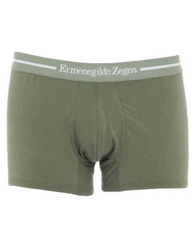 Ermenegildo Zegna Boxer In Green